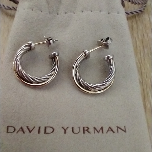 NEW David Yurman Small Crossover Earrings